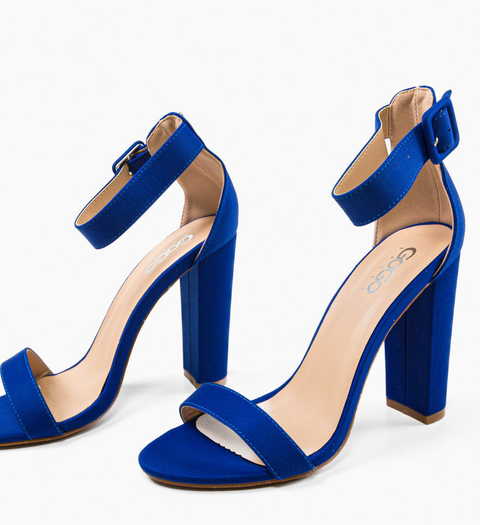 Sandale Rigmo Albastre cu Toc Elegante - imagine 5