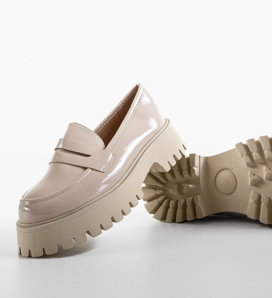 Pantofi Casual Kyra Bej - Confort și Stil Zilnic - imagine 6