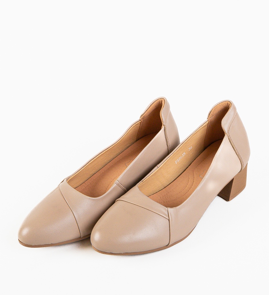 Pantofi dama Hebba Bej | Eleganță și Stil