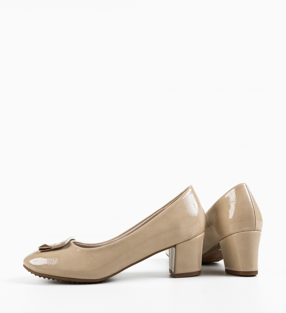 Pantofi Dama Collier Bej | Eleganță Versatilă - imagine 8