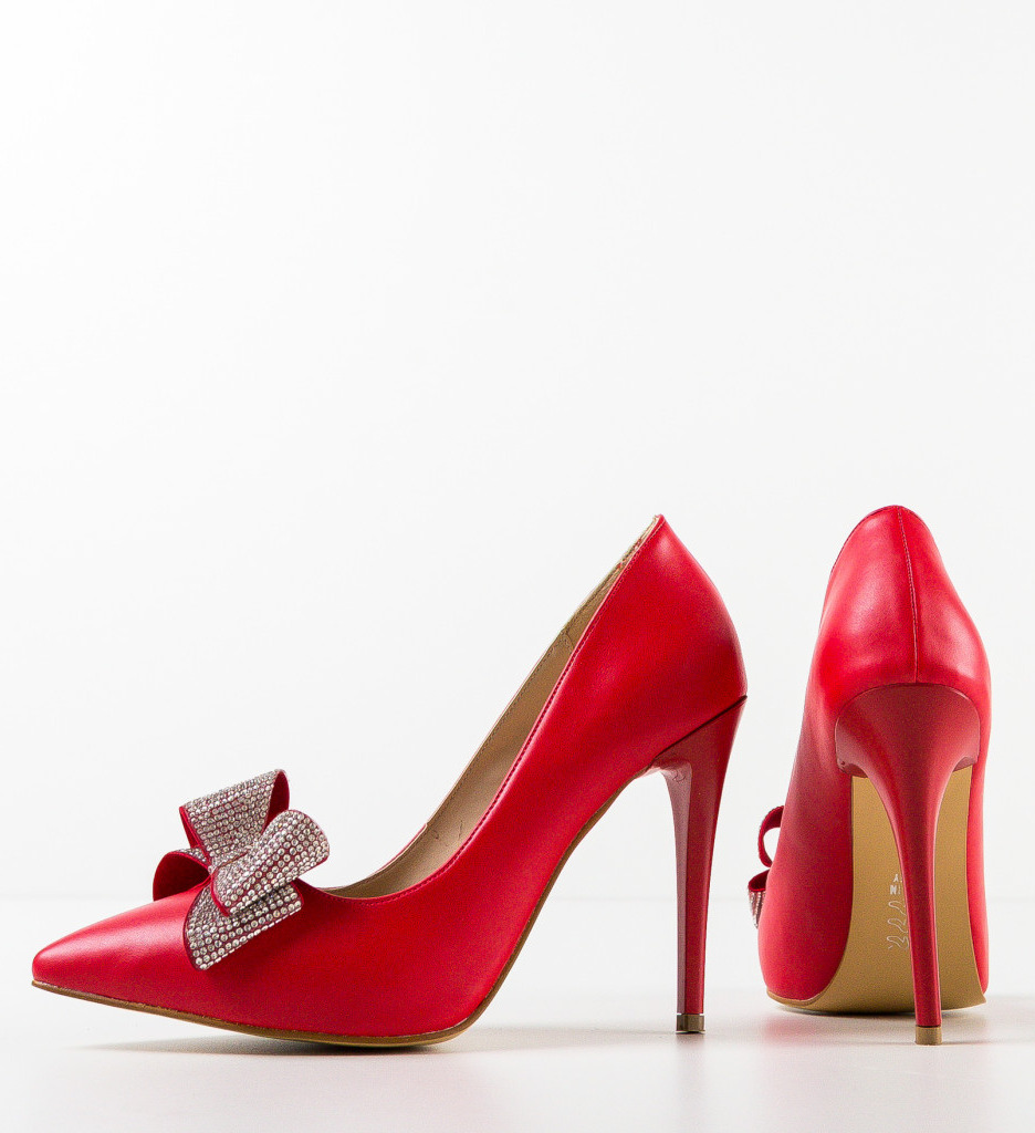 Pantofi cu Toc Farma Rosii - Eleganță și Stil - imagine 5