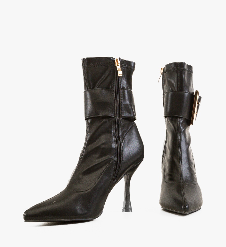 Botine Dama Uju Negre - Eleganță și Confort - imagine 6