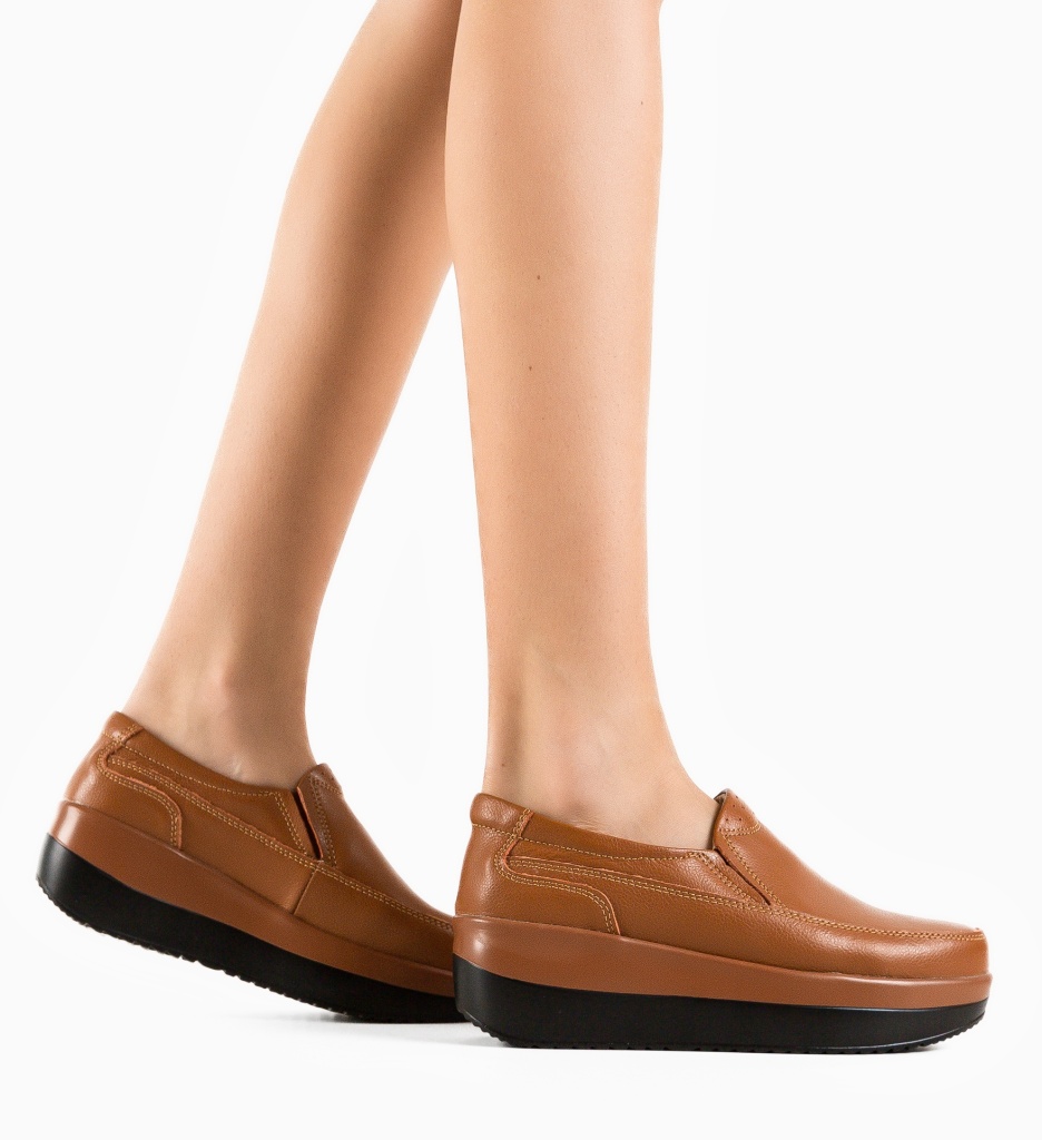 Pantofi Freeman Camel 2 | Confort si Stil Urban - imagine 2