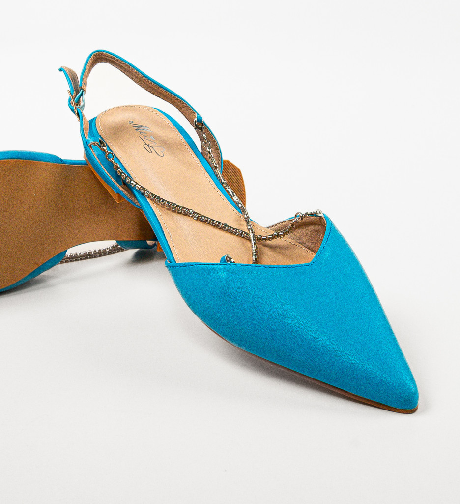 Balerini Dama Zaharia Albastri | Confort Casual - imagine 6