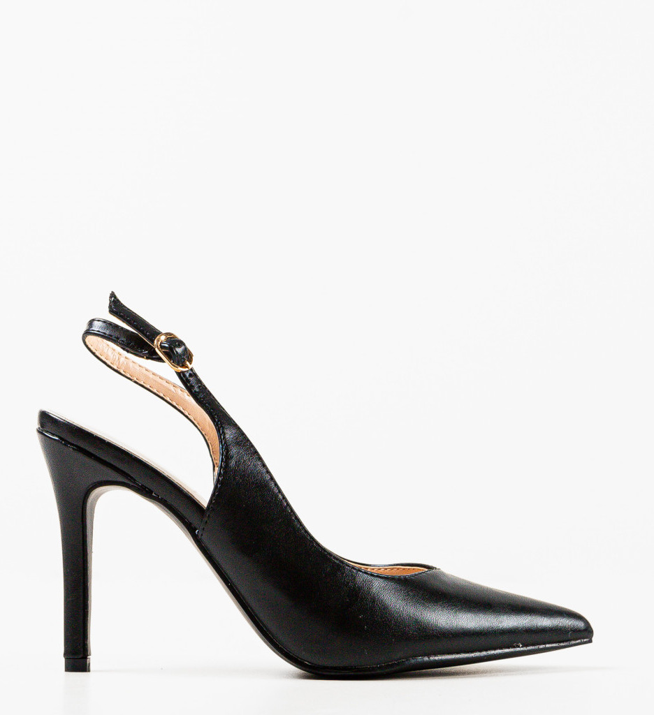 Pantofi Amani Negri | Eleganță și Stil - imagine 4