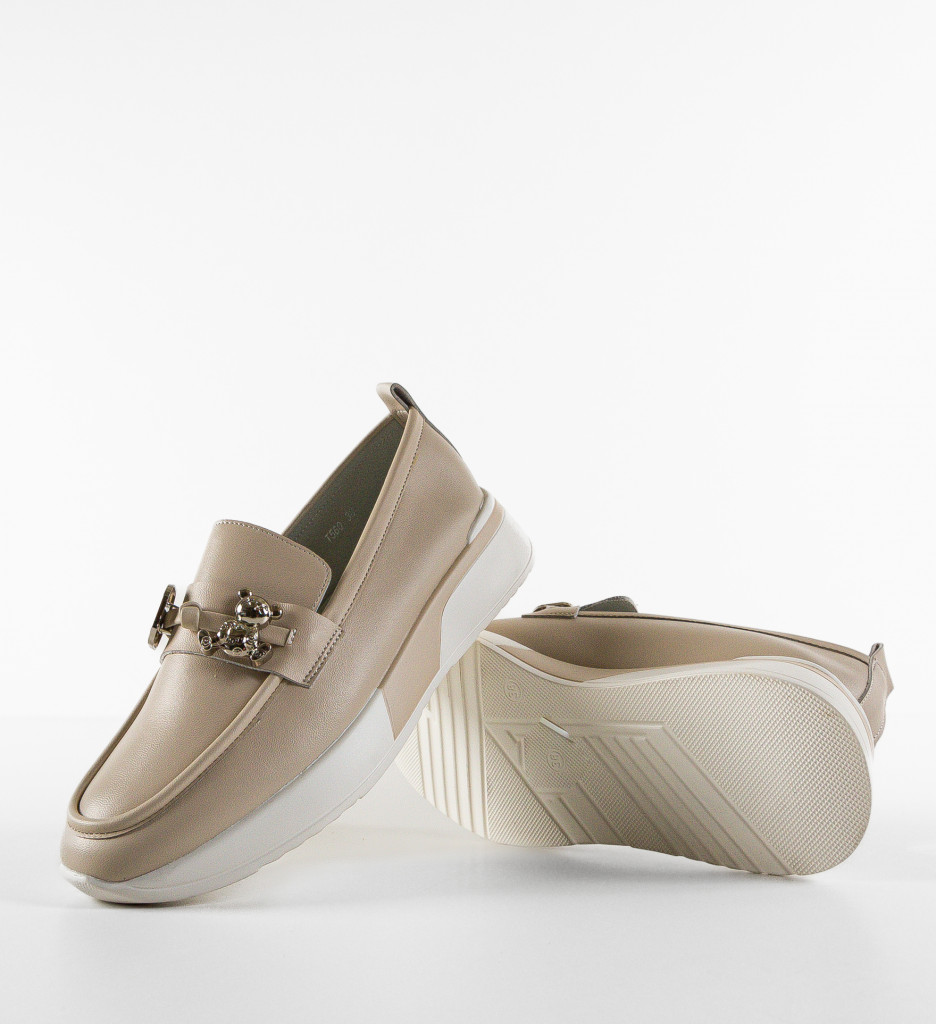 Pantofi Casual Dama Adamo Bej | Confort și Stil - imagine 6
