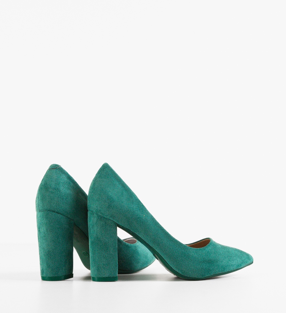 Pantofi Toc Verzi Yang - Eleganță Modernă - imagine 4