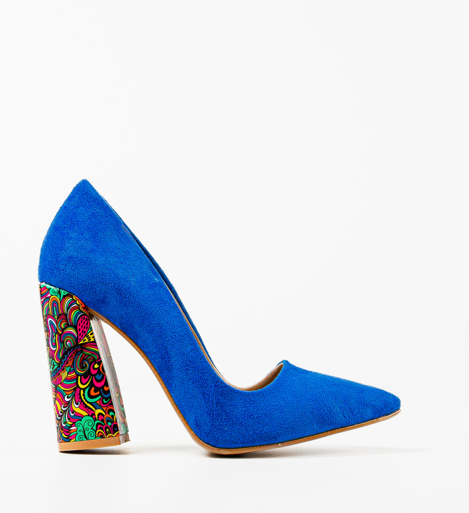 Pantofi Monina Albastre - Eleganță și Stil - imagine 4