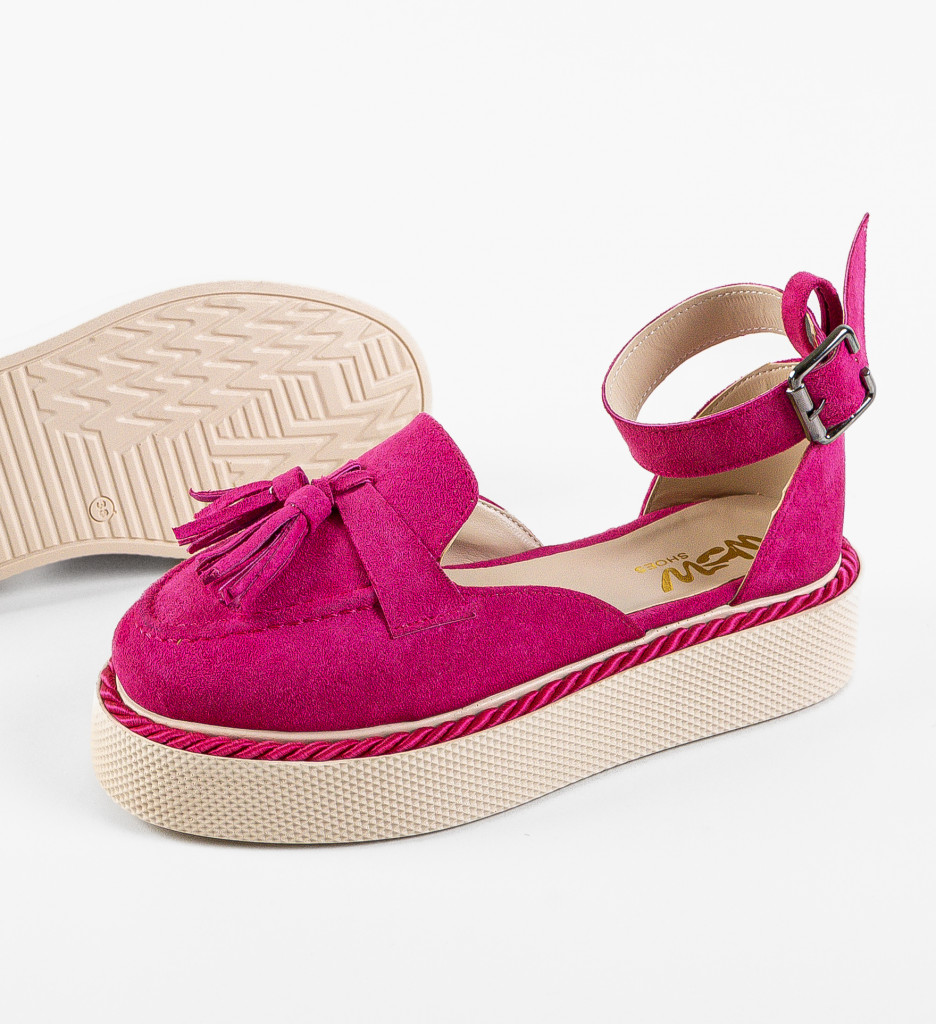 Pantofi Casual Kalin Fuchsia | Stil și Confort - imagine 6