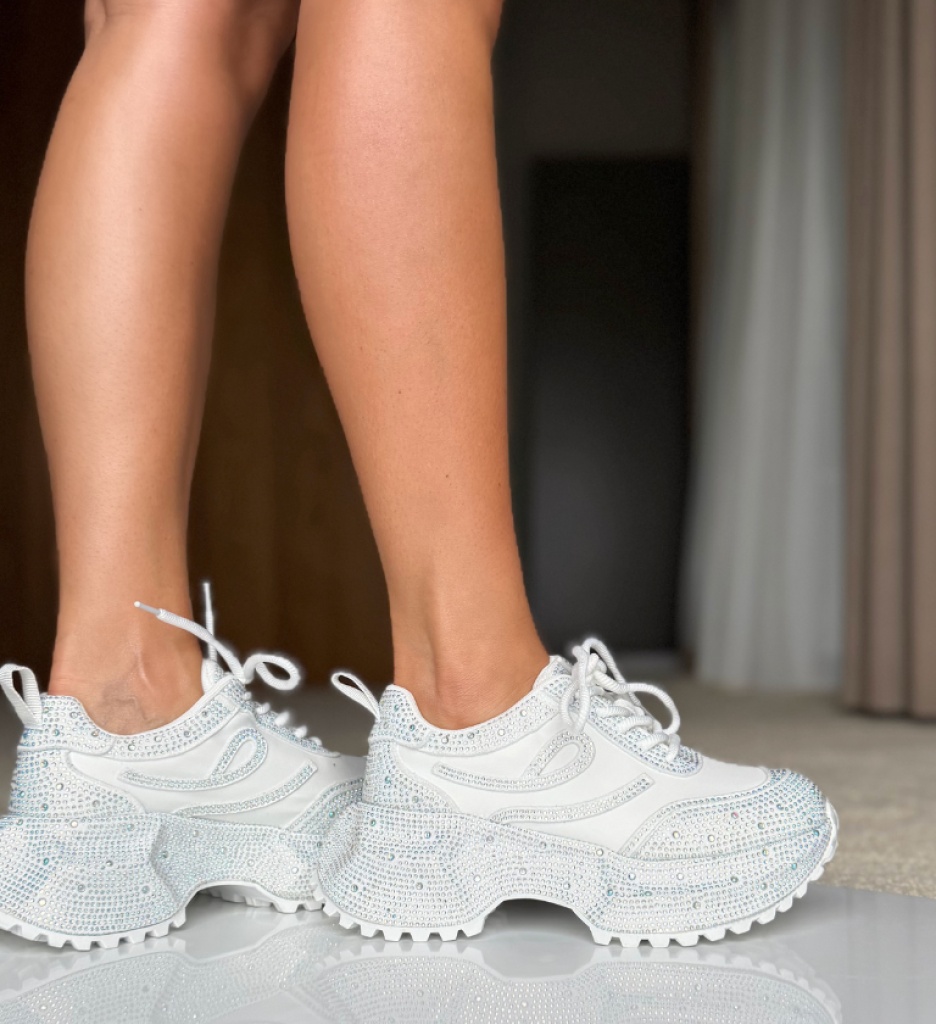 Sneakers Dama Teea Albi | Confort Stilat