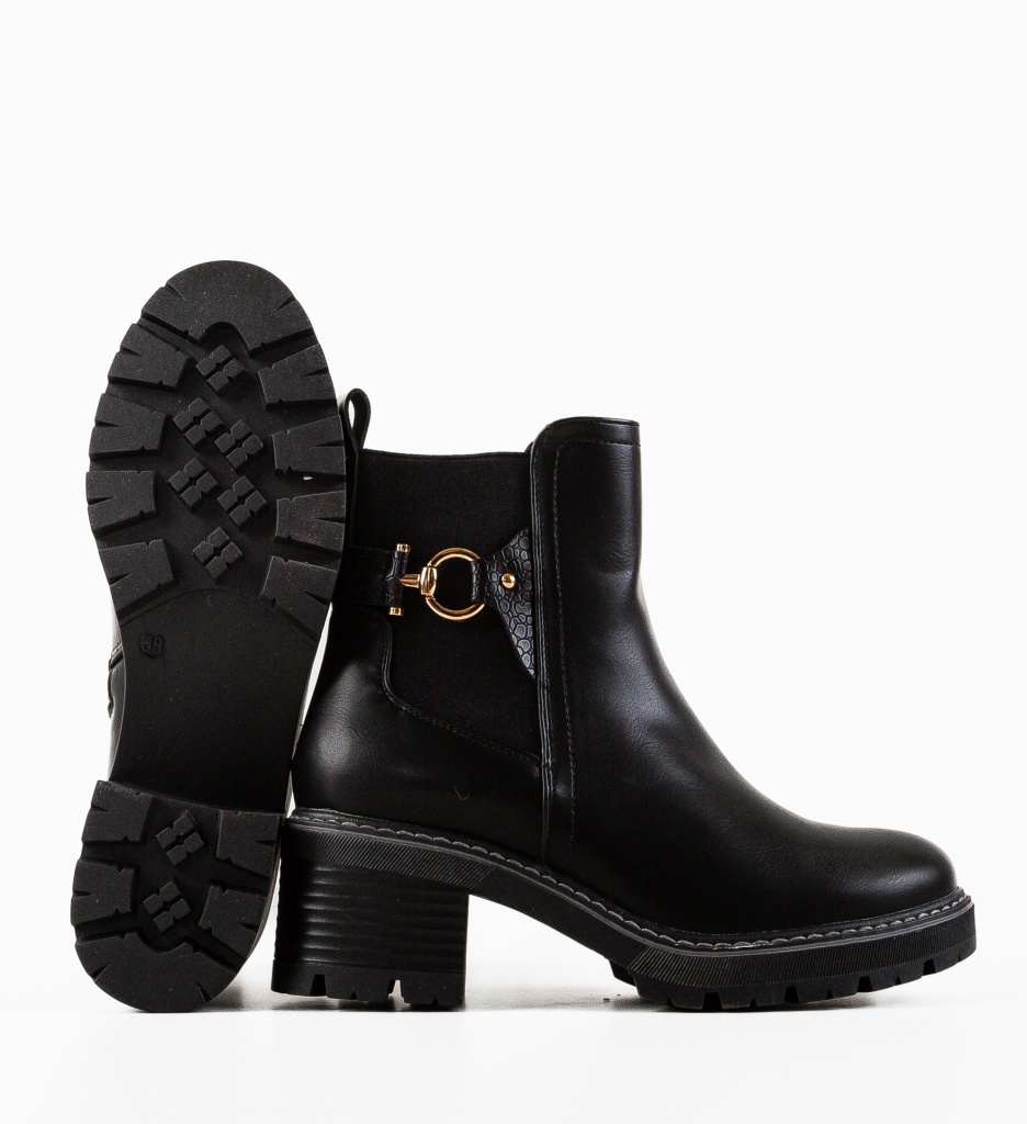 Botine Ross Dama Negre - Eleganță și Confort - imagine 6