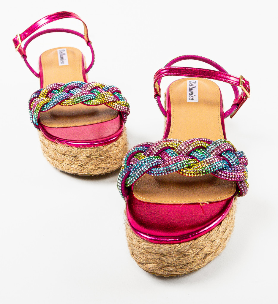 Sandale Floren Fuchsia - Eleganță și Confort - imagine 7