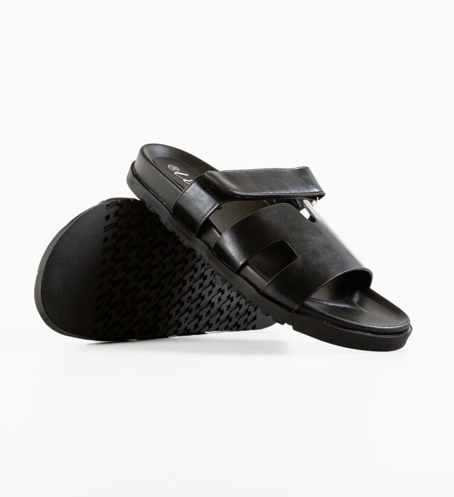 Sandale Dermes Negre | Confort Zilnic - imagine 5
