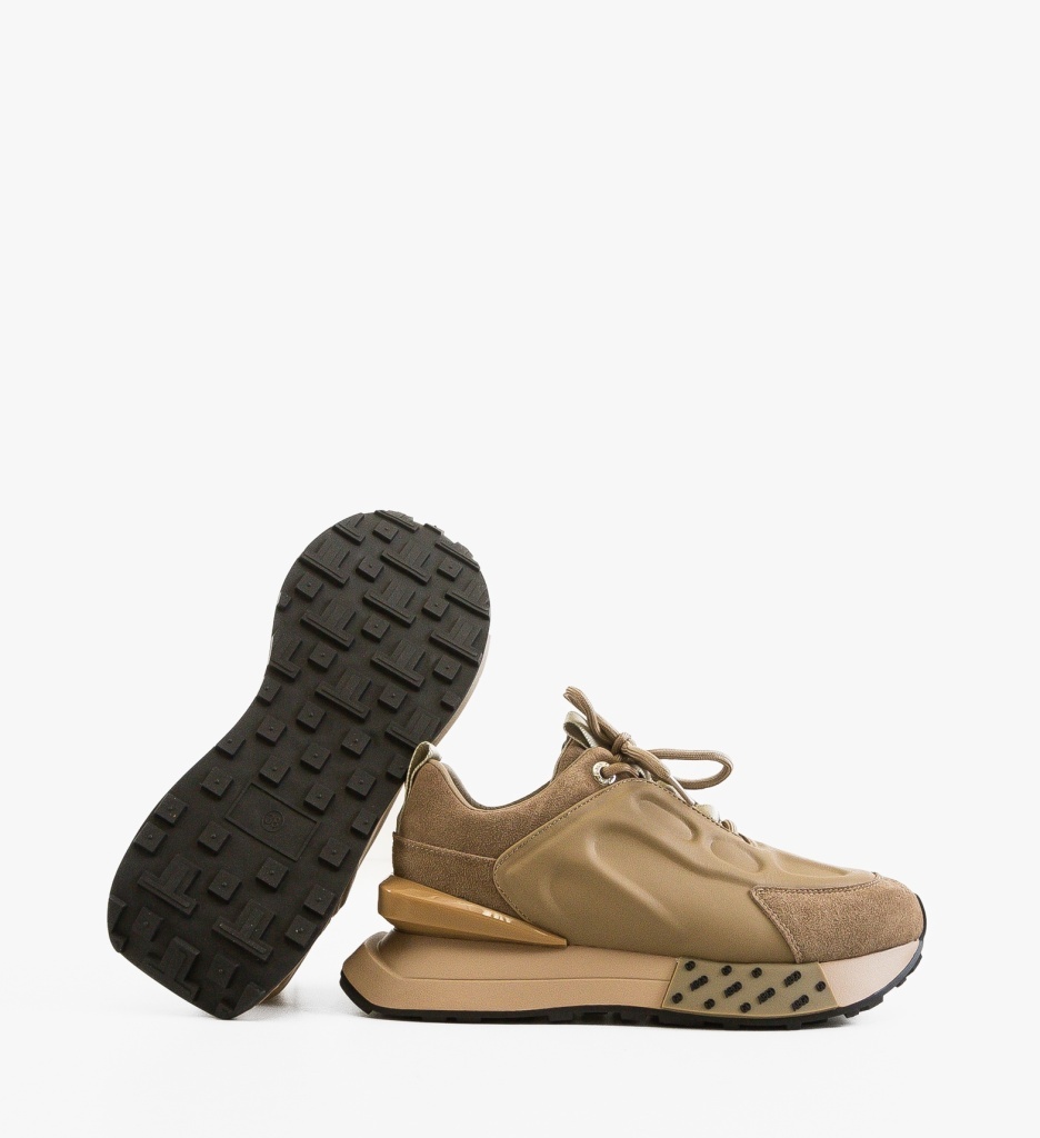 Sneakers Dama Kajmer Khaki - Confort și Stil - imagine 6