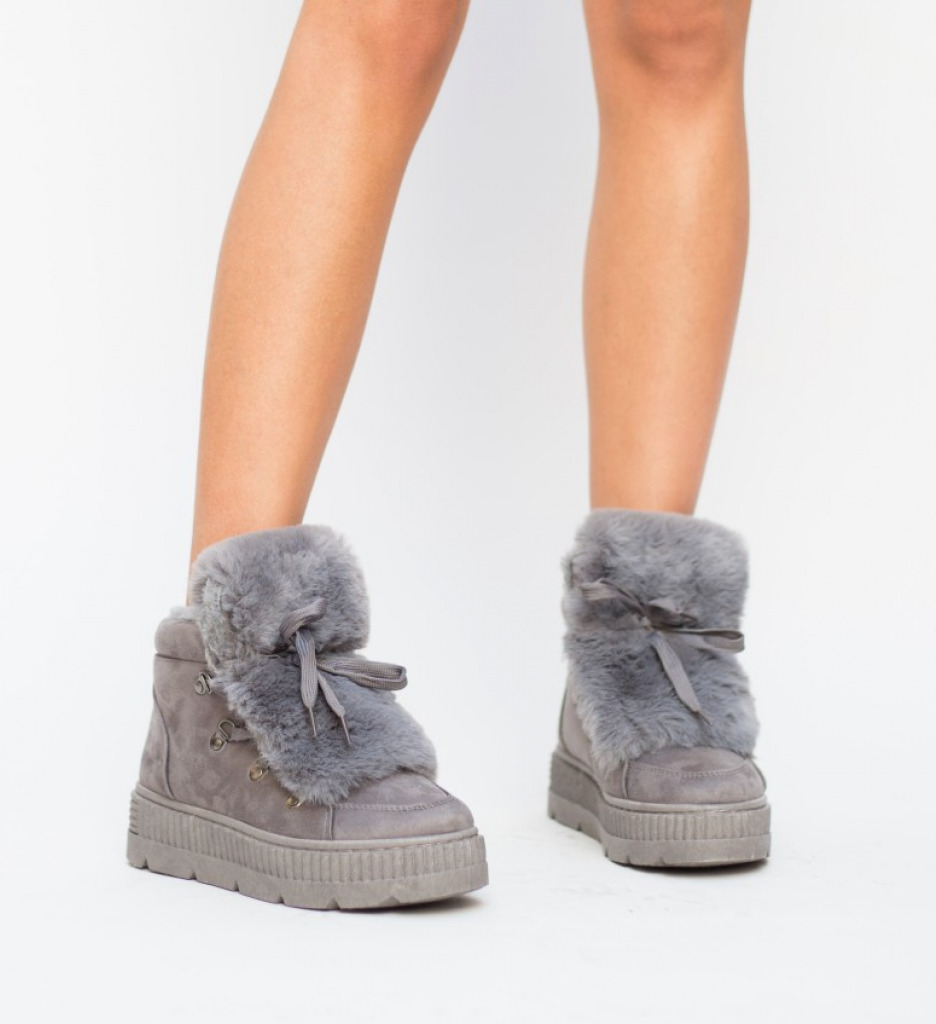 Pantofi Sport Digia Gri – Confort Casual - imagine 2