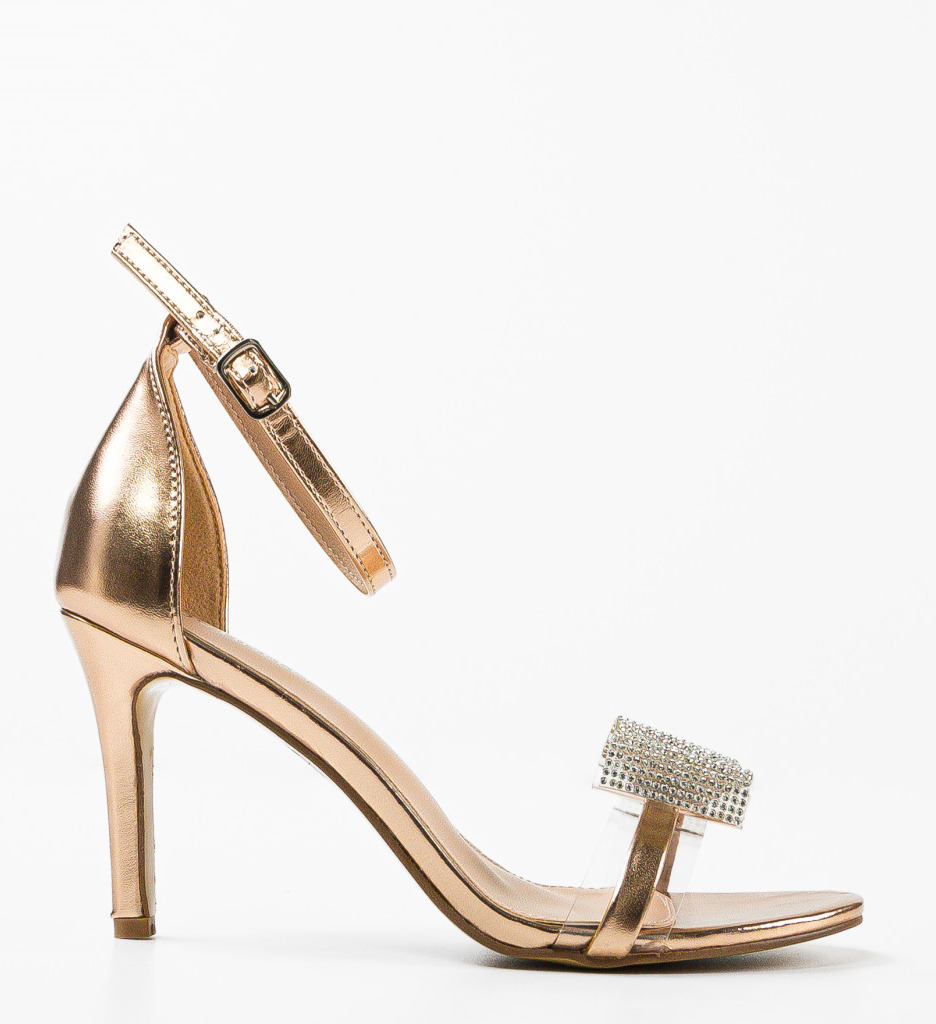 Sandale cu Toc Roze Martye - Eleganță Feminină - imagine 4