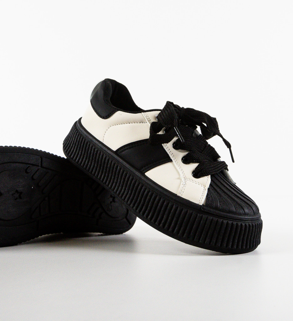 Adidasi Dama Kiona Albi - Confort și Stil - imagine 7