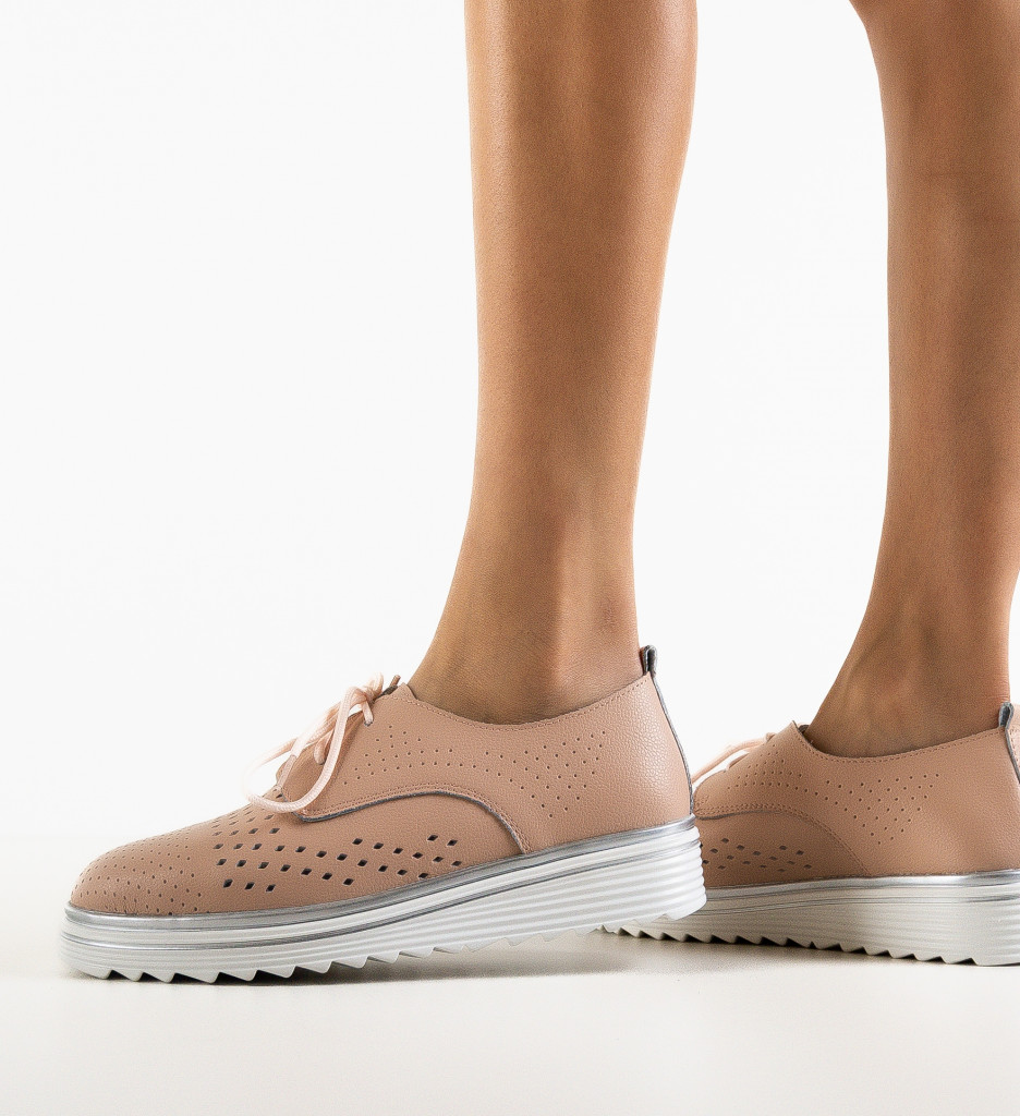 Pantofi Tone Roz 2 | Stil Casual Confortabil - imagine 3