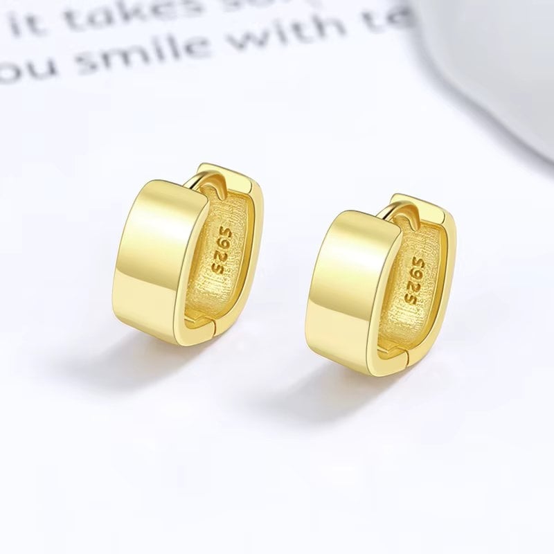 Cercei Delis Argint 925 Placati cu Aur - Eleganta - imagine 3