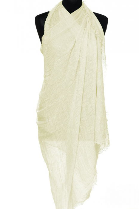 Esarfă Pareo Shopika | Eleganță Viscose Galbenă