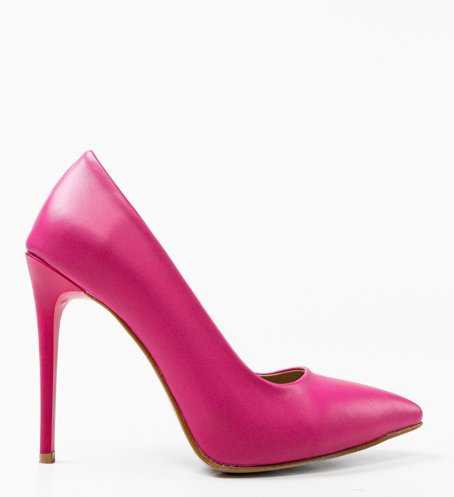 Pantofi Rytorya Fuchsia cu Toc Eleganți - imagine 3