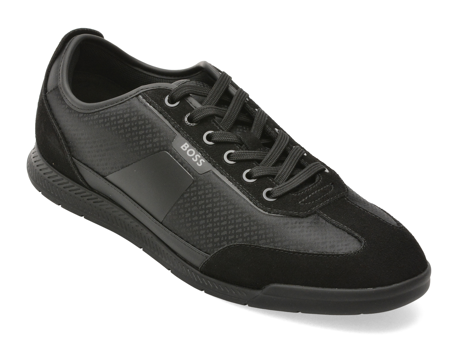 Pantofi Sport BOSS Negri Textil Eleganță