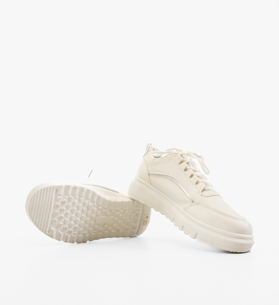 Sneakers Dama Elys Albi | Confort și Stil - imagine 4