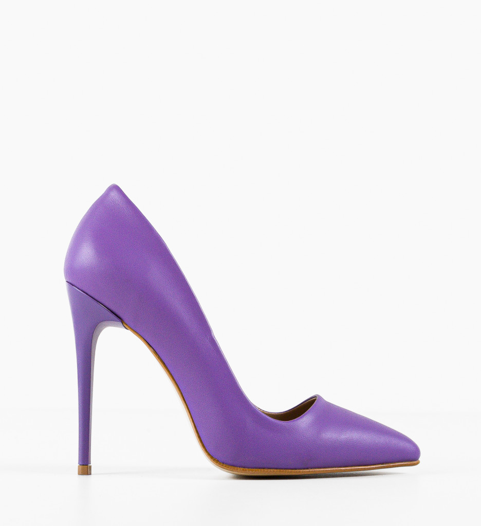Pantofi cu Toc Dama Oideo Mov - Eleganță Asigurată - imagine 5