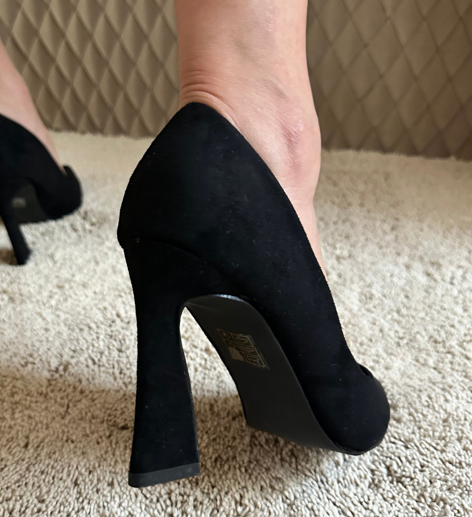 Pantofi Gherasim Negri cu Toc Eleganți - imagine 2