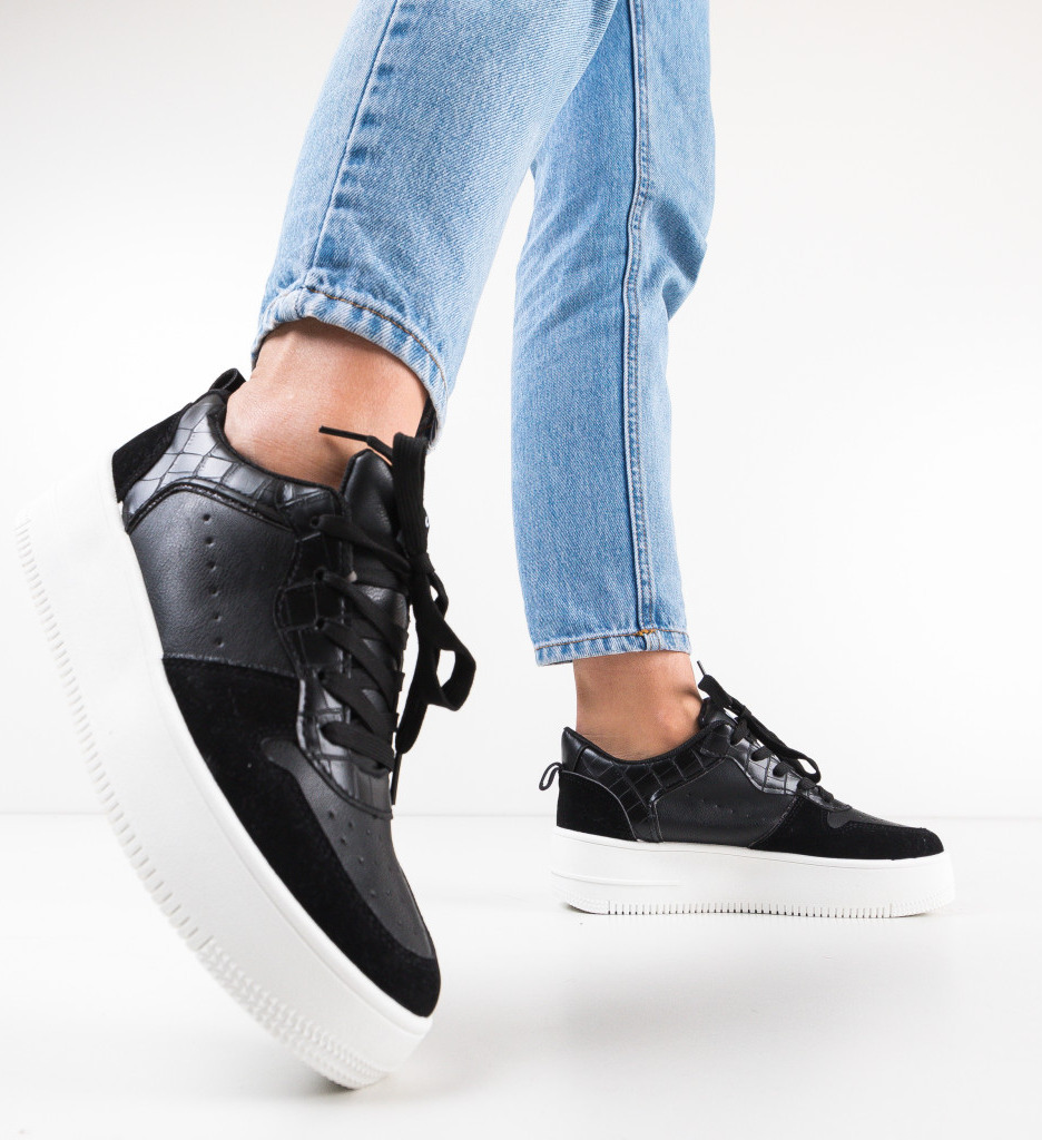 Pantofi Sport Burks Negri - Confort și Stil - imagine 3