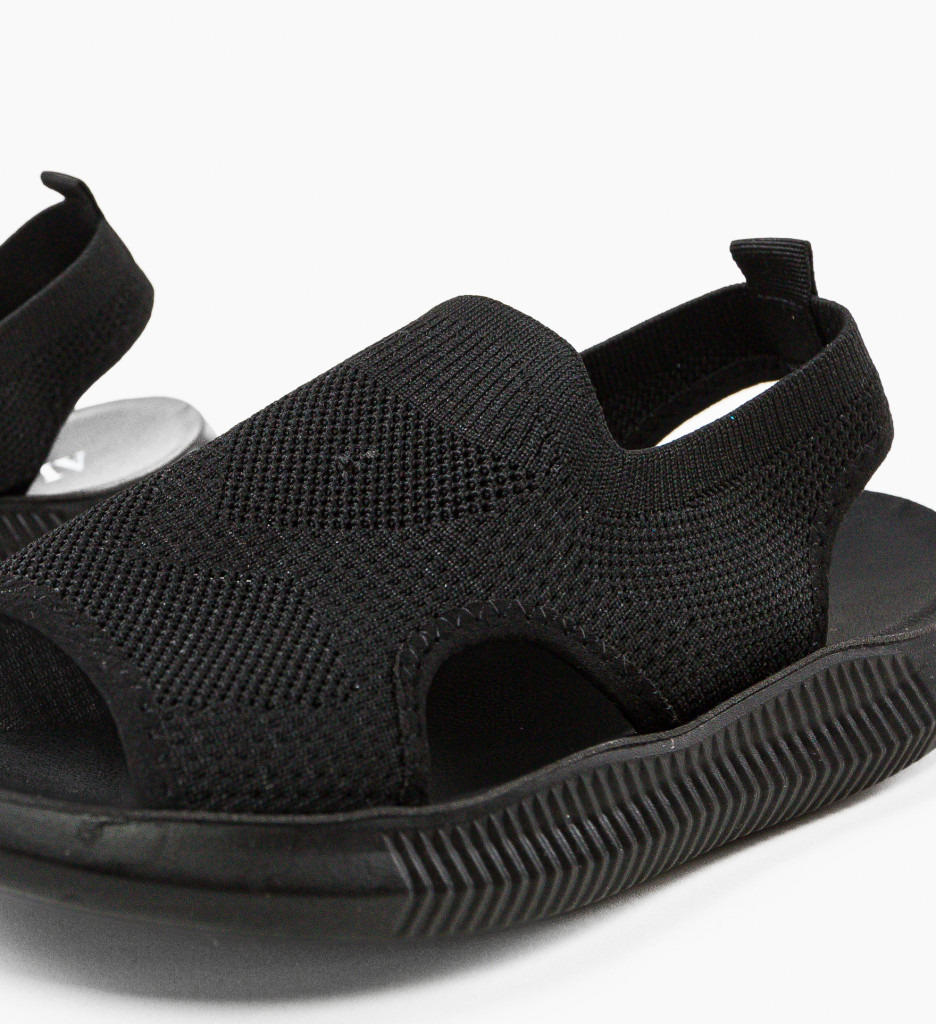 Sandale Dama Xaliima Negre - Eleganță și Confort - imagine 8