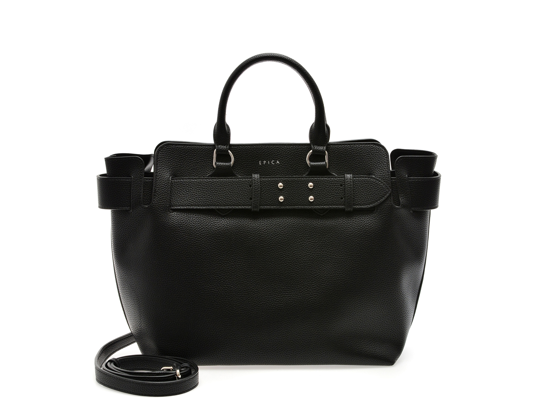 Geanta Epica Neagra din Piele Ecologica | Eleganta