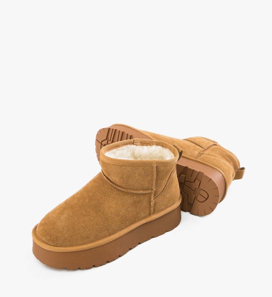 Cizme tip Ug Dayana Camel - Confort și Stil - imagine 9