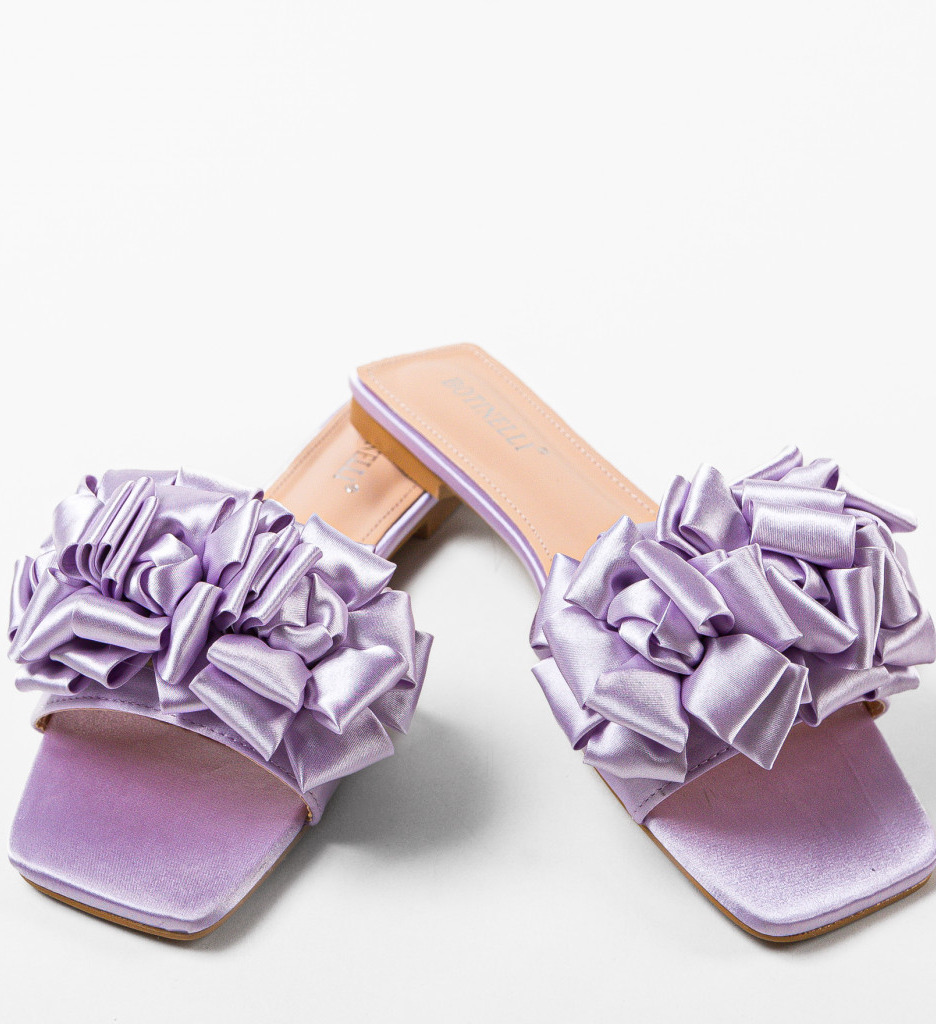 Papuci Dama Ozai Mov - Confort și Eleganță - imagine 7