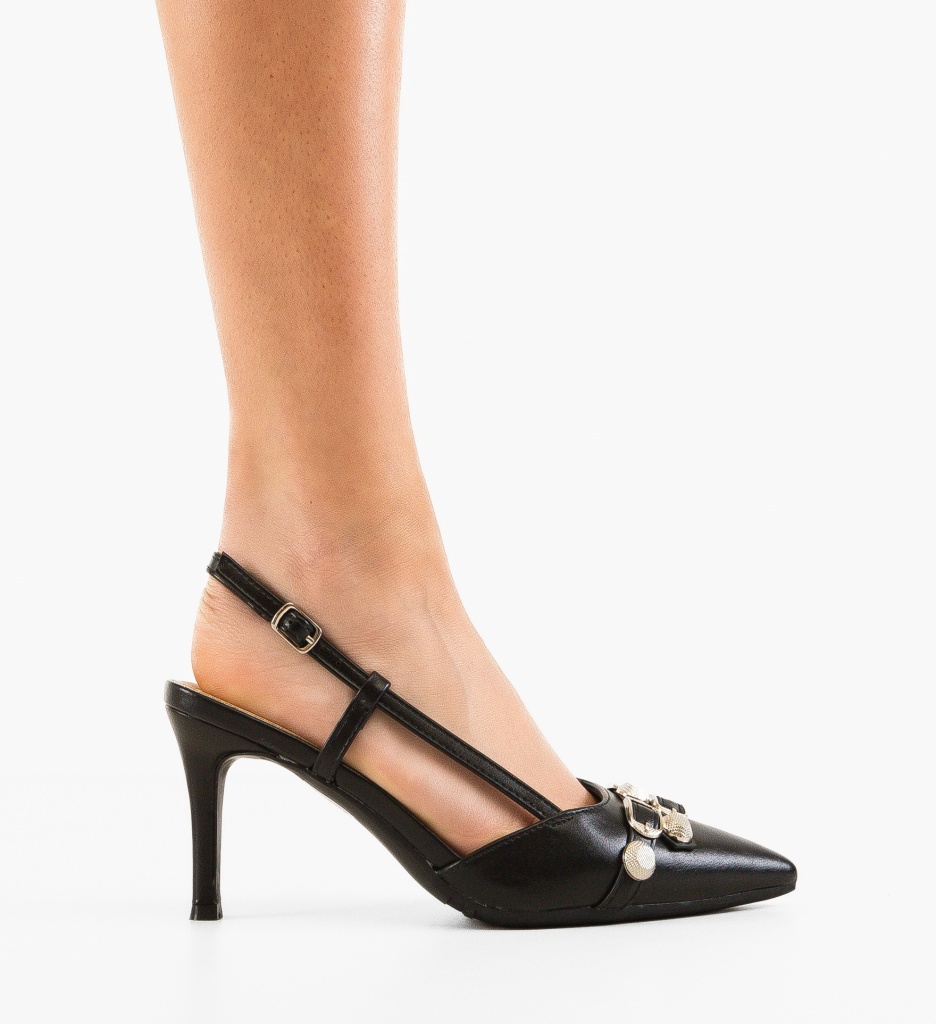 Pantofi Fleur Negri - Eleganță și Stil - imagine 6