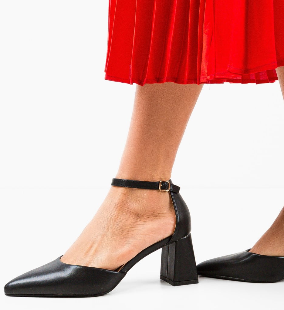 Pantofi Dama Peru Negri - Eleganță și Stil - imagine 3