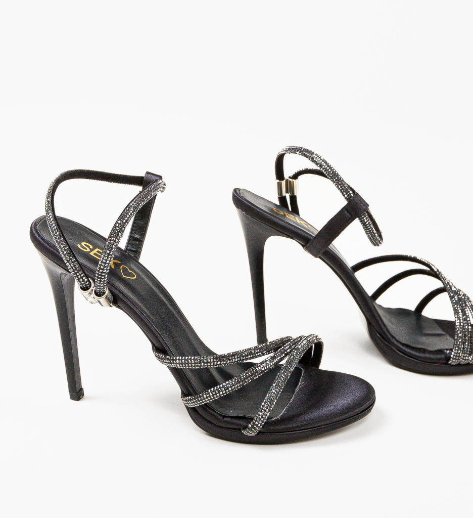 Sandale Dama Gynn Negre | Eleganta si Stil - imagine 9