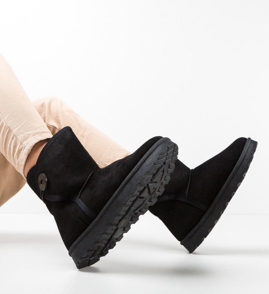 Cizme Ug Negre Confortabile - Yubila - imagine 2