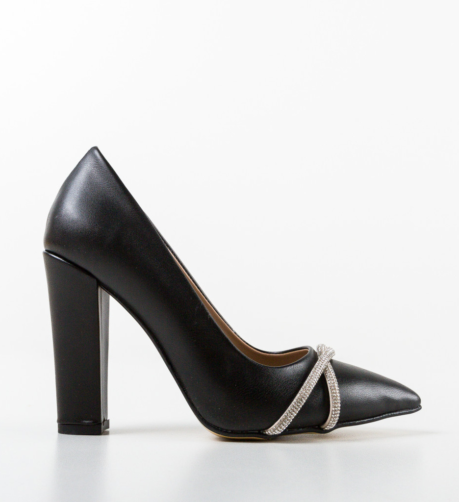 Pantofi Draghici Negri | Eleganți și Versatili - imagine 4