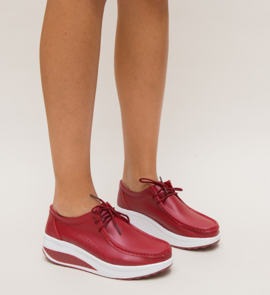 Pantofi Casual Roly Rosii - Stil și Confort - imagine 3