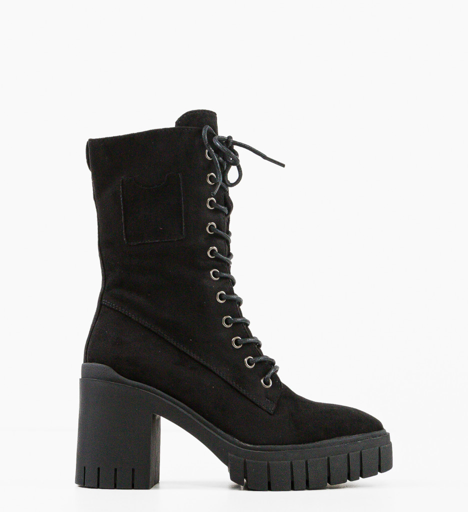 Botine Jamal Negre - Eleganță și Confort - imagine 5