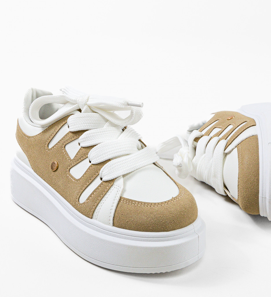 Sneakers Dama Zohai Khaki | Confort și Stil - imagine 8