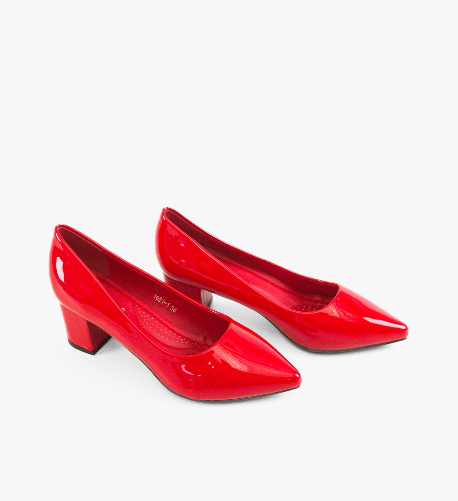 Pantofi Rose Rosii - Eleganță și Stil Feminin - imagine 4