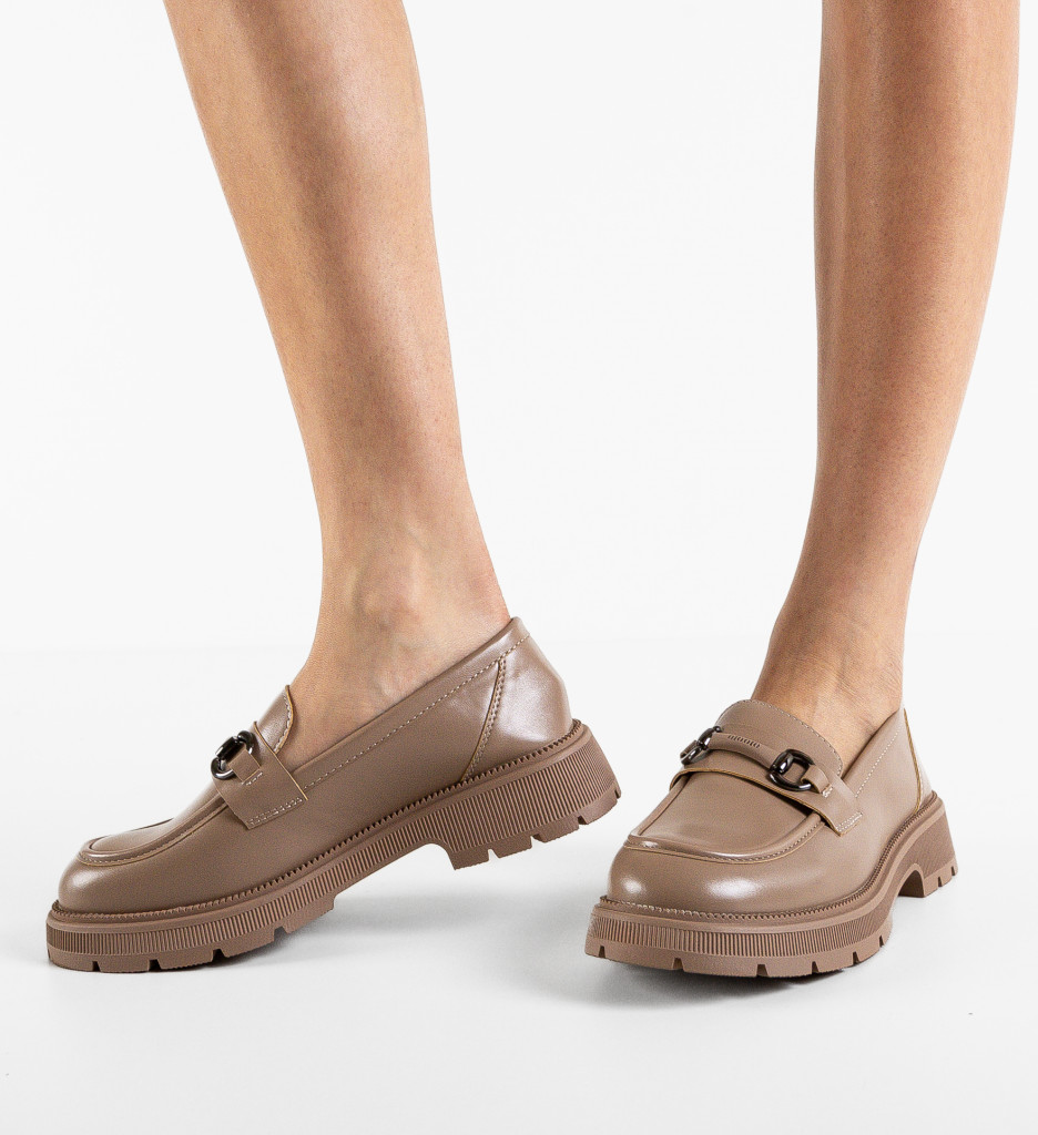 Pantofi Casual Dama Nude - Confort și Stil Zilnic - imagine 4