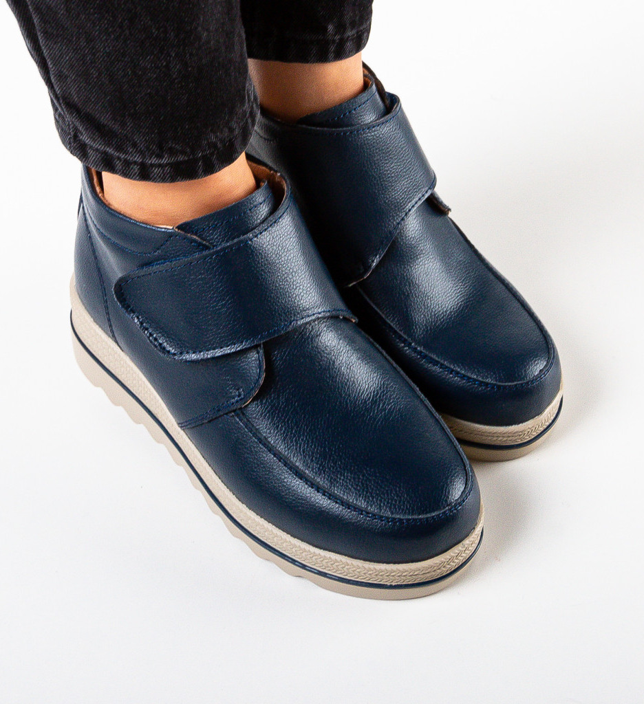 Pantofi Casual Dama Bleumarin - Confort și Stil - imagine 3