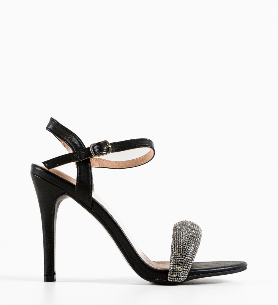 Sandale cu Toc Cyill Negre - Eleganță și Stil - imagine 5