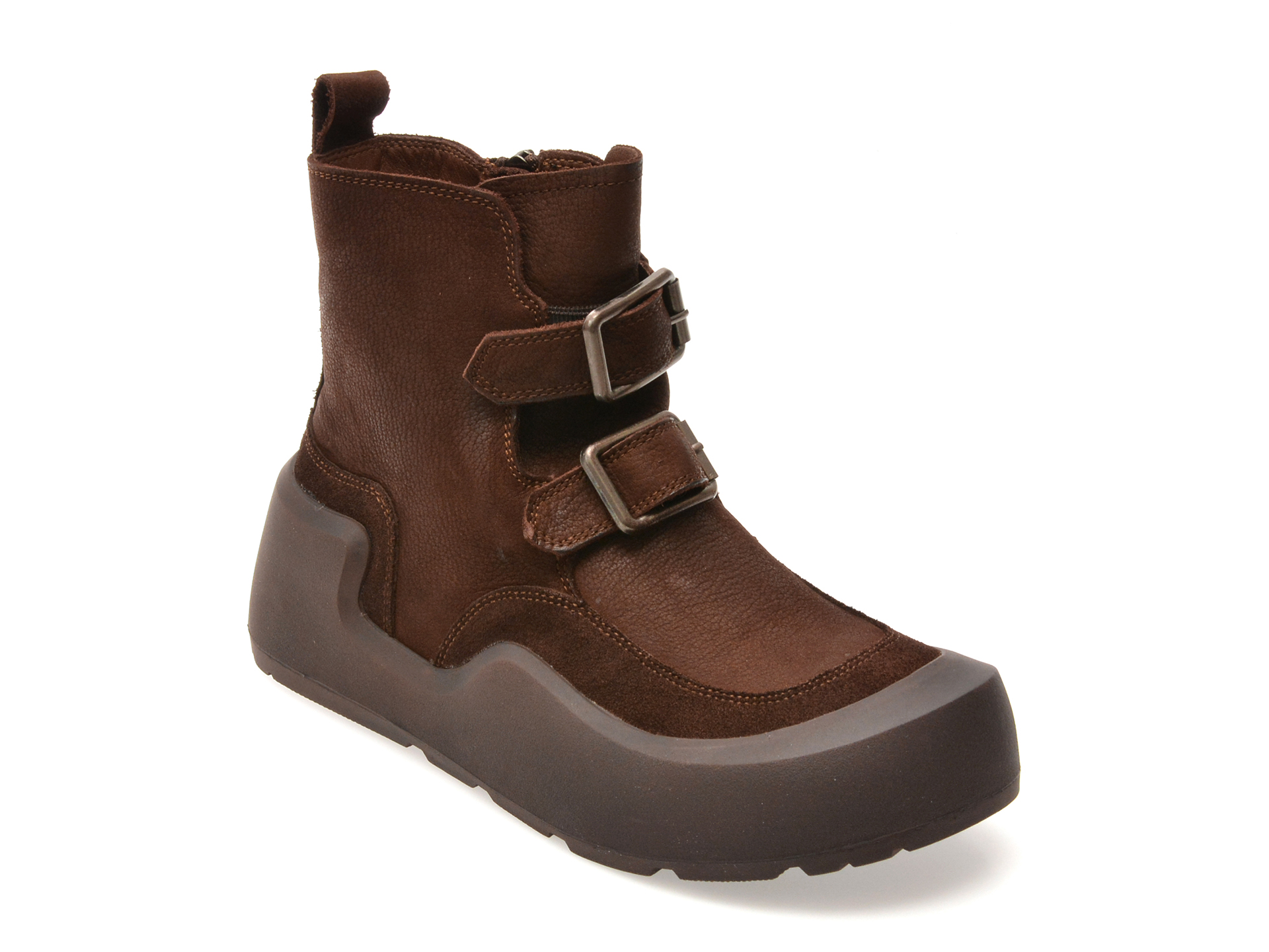 Ghete Gryxx X002 Piele Naturală Maro