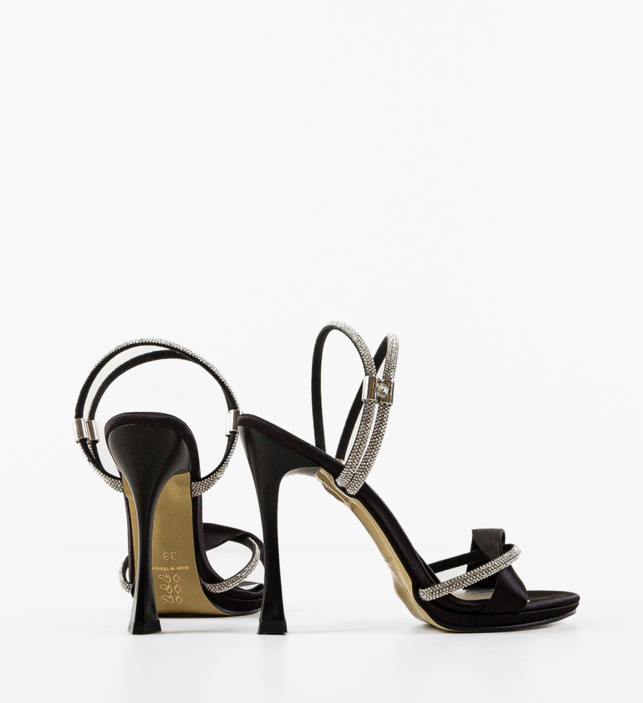 Sandale Nenema cu Toc Negre - Eleganță și Stil - imagine 5