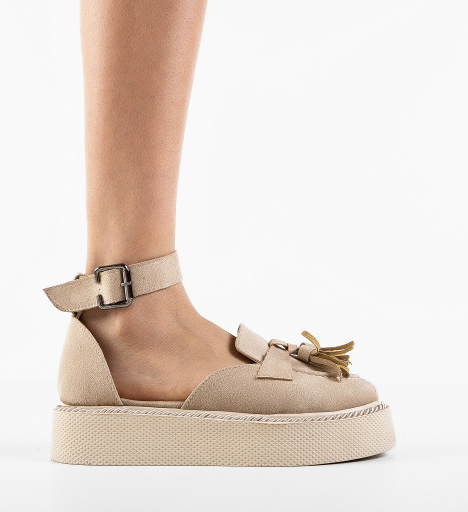 Pantofi Casual Kalin Bej | Confort și Stil - imagine 2
