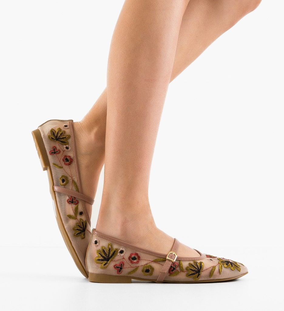Balerini Dama Fisher Nude - Confort si Eleganta